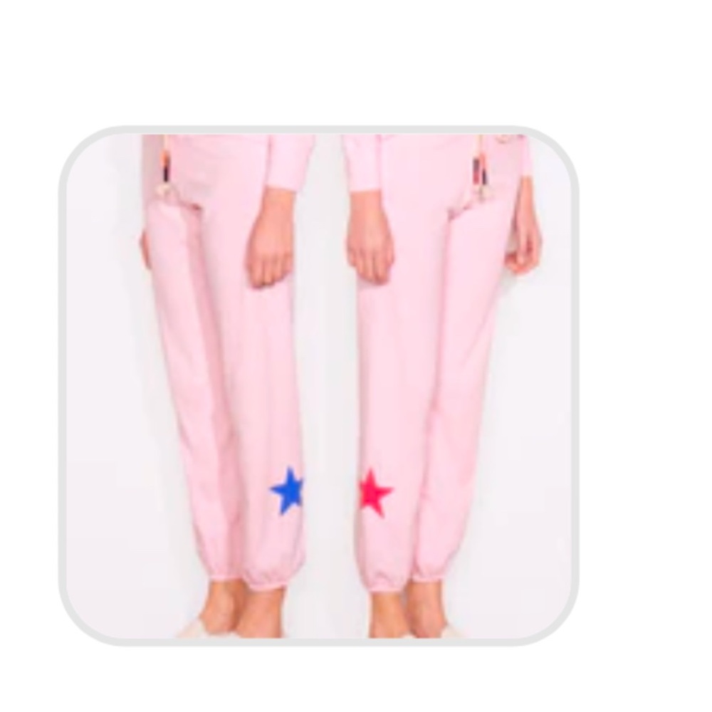 Sundry NWT size 2 stars pink sweatpantsnts